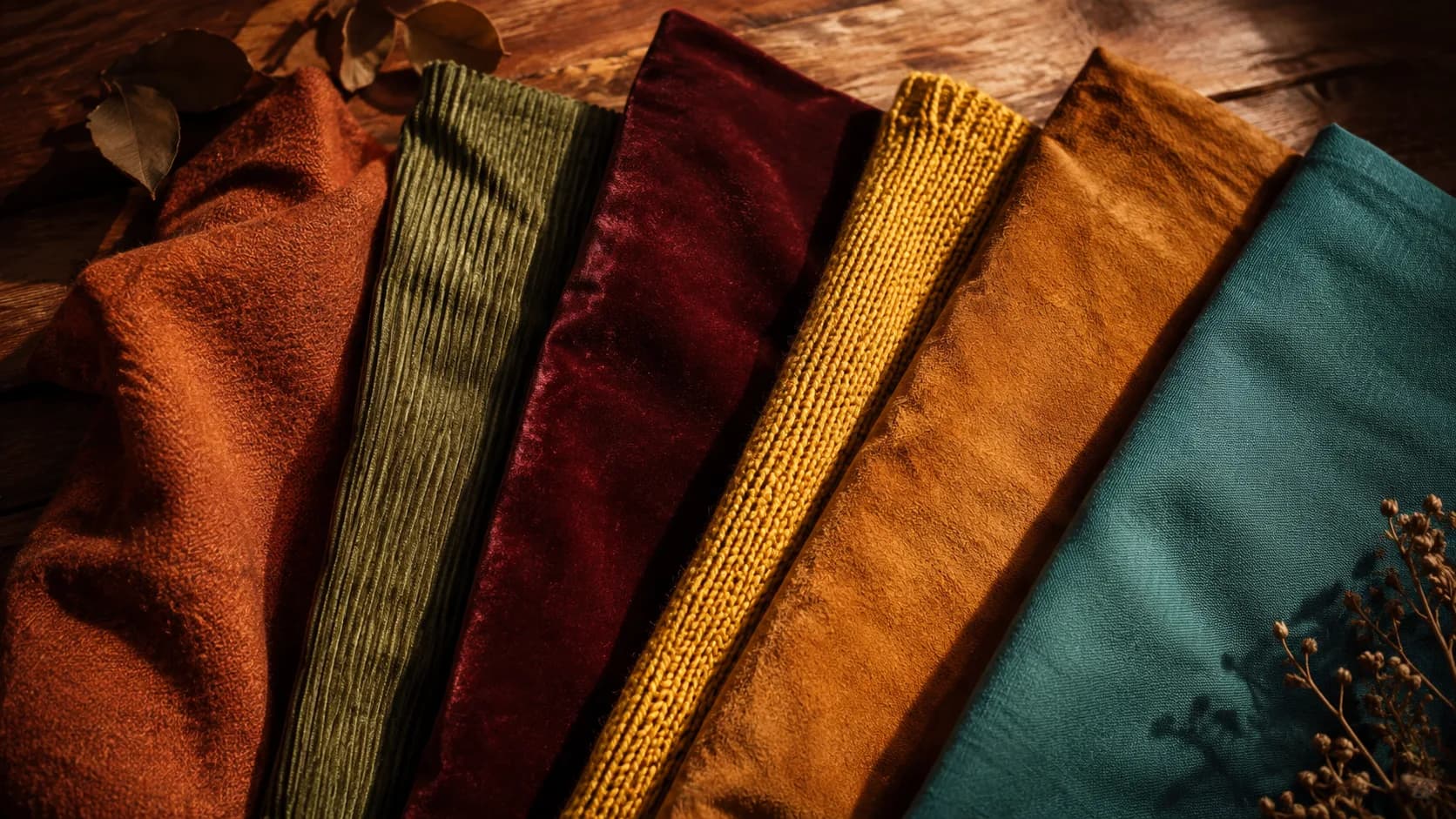 True Autumn color palette mood