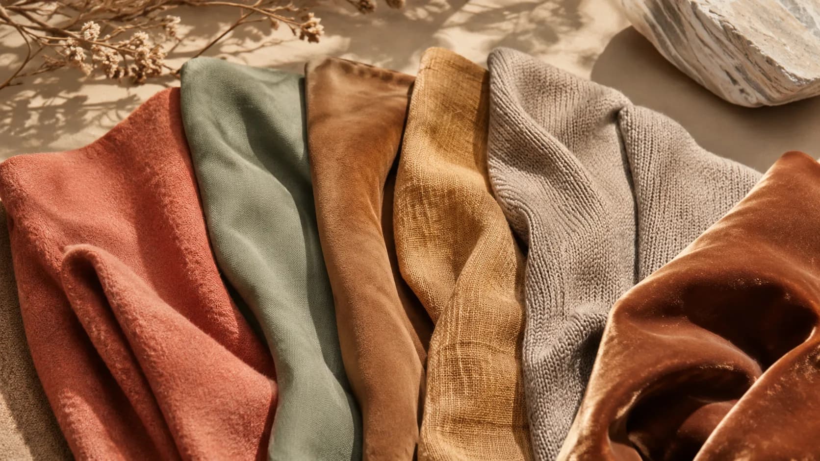 Soft Autumn color palette mood